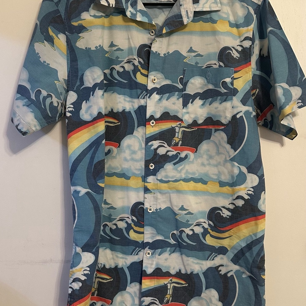 VISSLA Multicolor Surf Print Casual Shirt